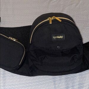 Black Tushbaby bag Gold Zippers